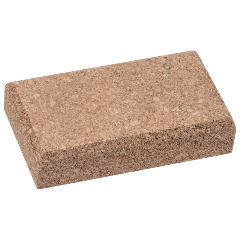 WESTEX bloc de ponçage en liège, brun, utilisable humide et sec